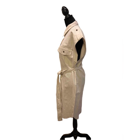 Banana Republic Cream Belted Mini Dress - Picture 4 of 5